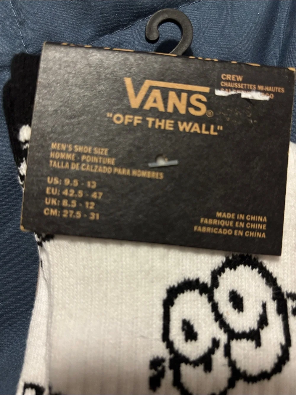 Vans  crew socks 2 pairs size 9.5-13